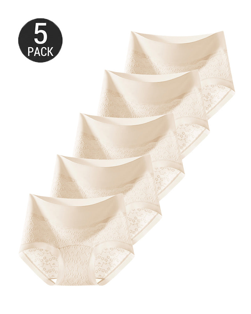5-Pack Soft Stretch Lace Briefs