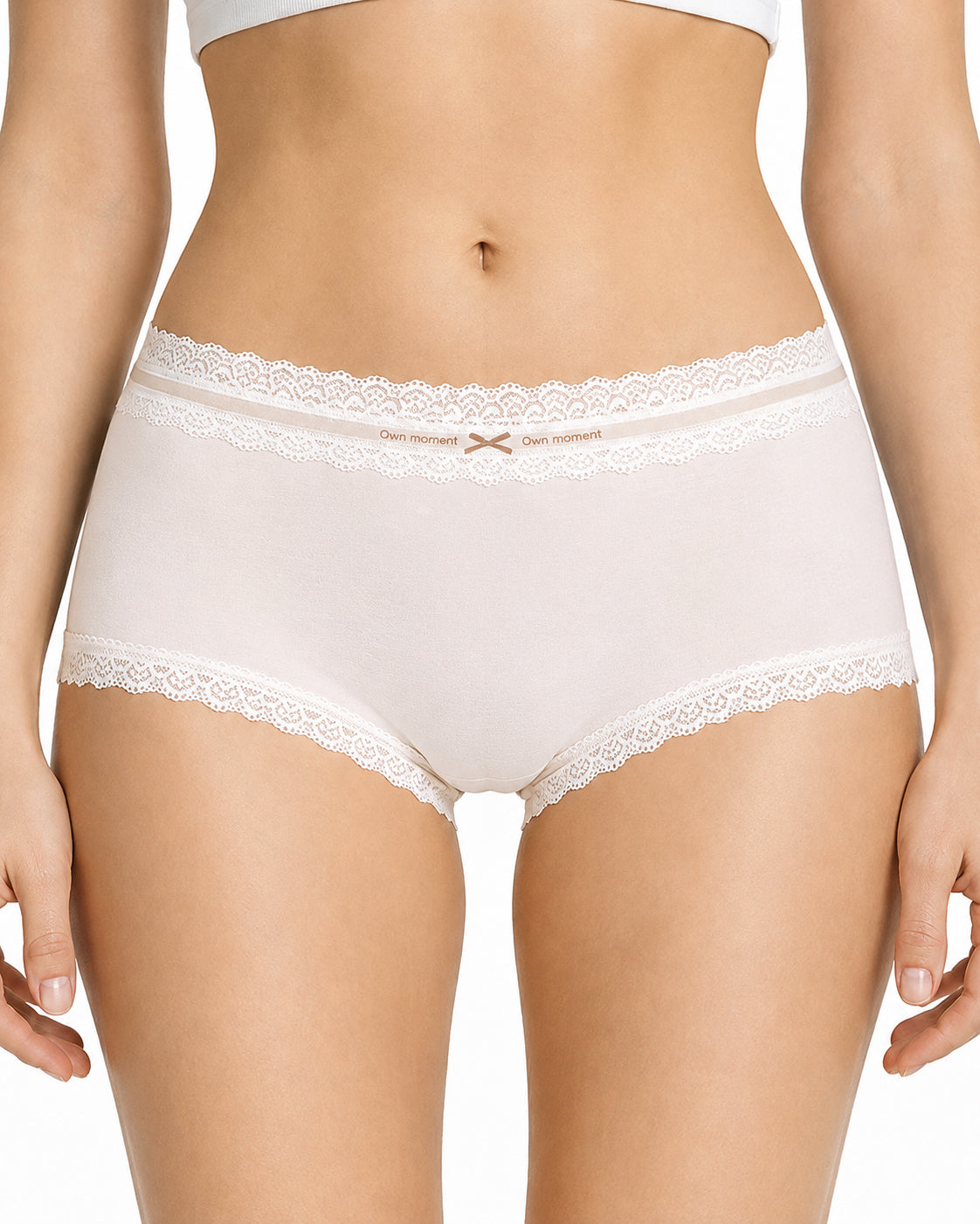 5-Pack Pure Cotton Lace Trim Panties