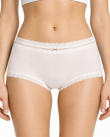 5-Pack Pure Cotton Lace Trim Panties