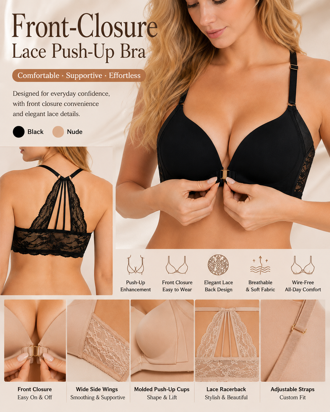 The Pretty Easy Lace Bra