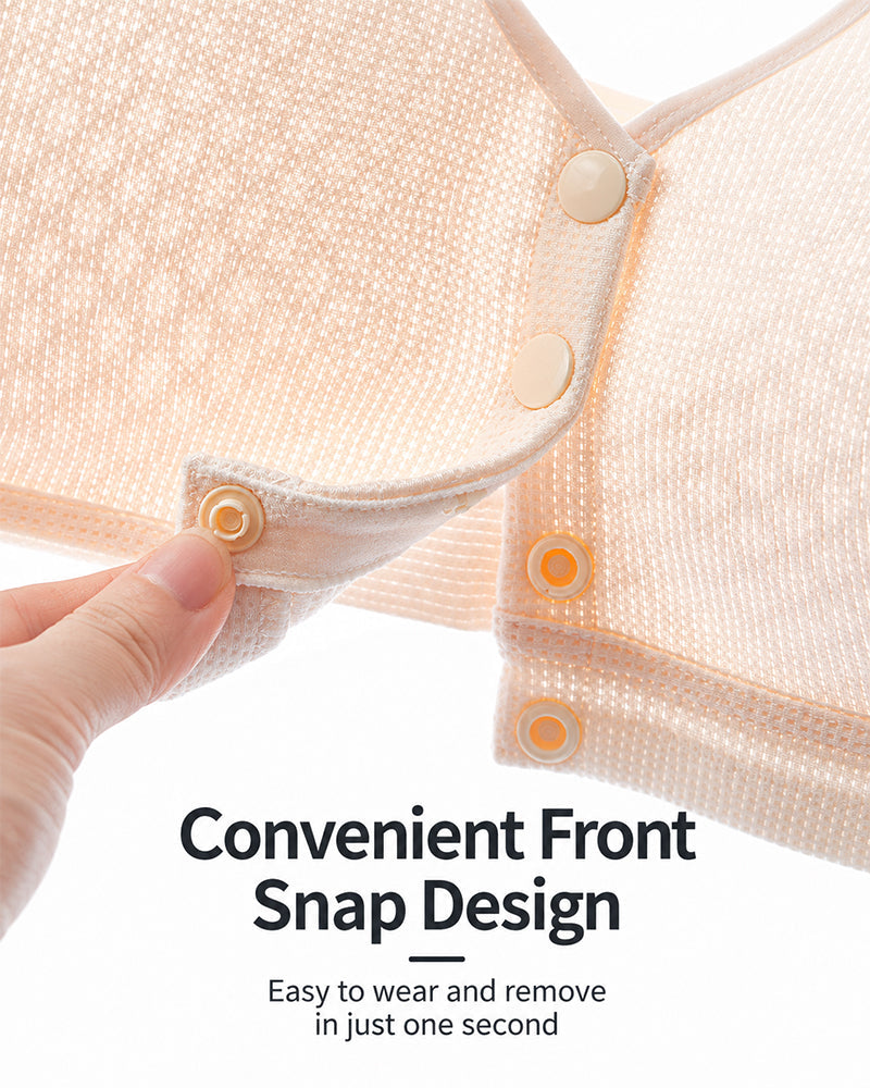 Breathable Front Closure Wireless Bra