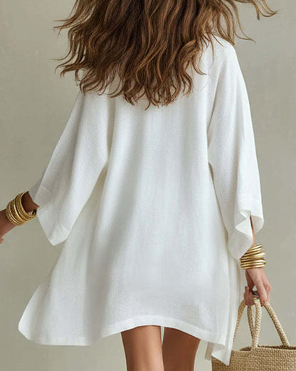 Soft Loose Fit Linen Vest Pants Set