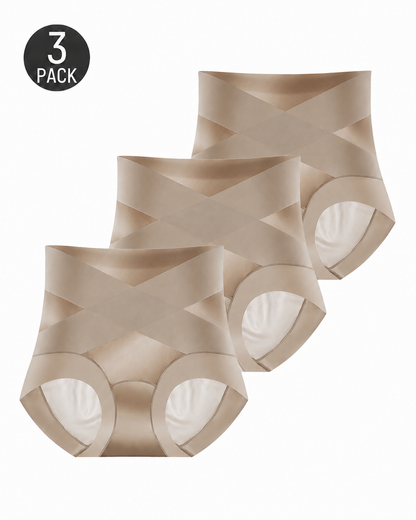 3-Pack High Waist  Sheer Mesh Shaping Panties