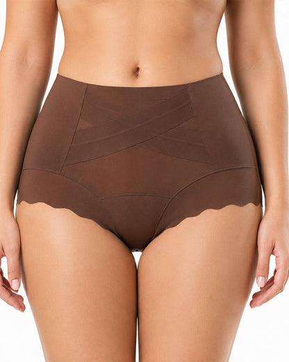 3-Pack Crossover Tummy Control Seamless  Panties