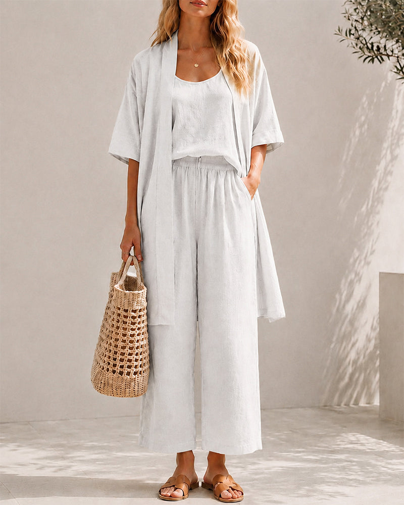 Relaxed Linen 3-Piece Set