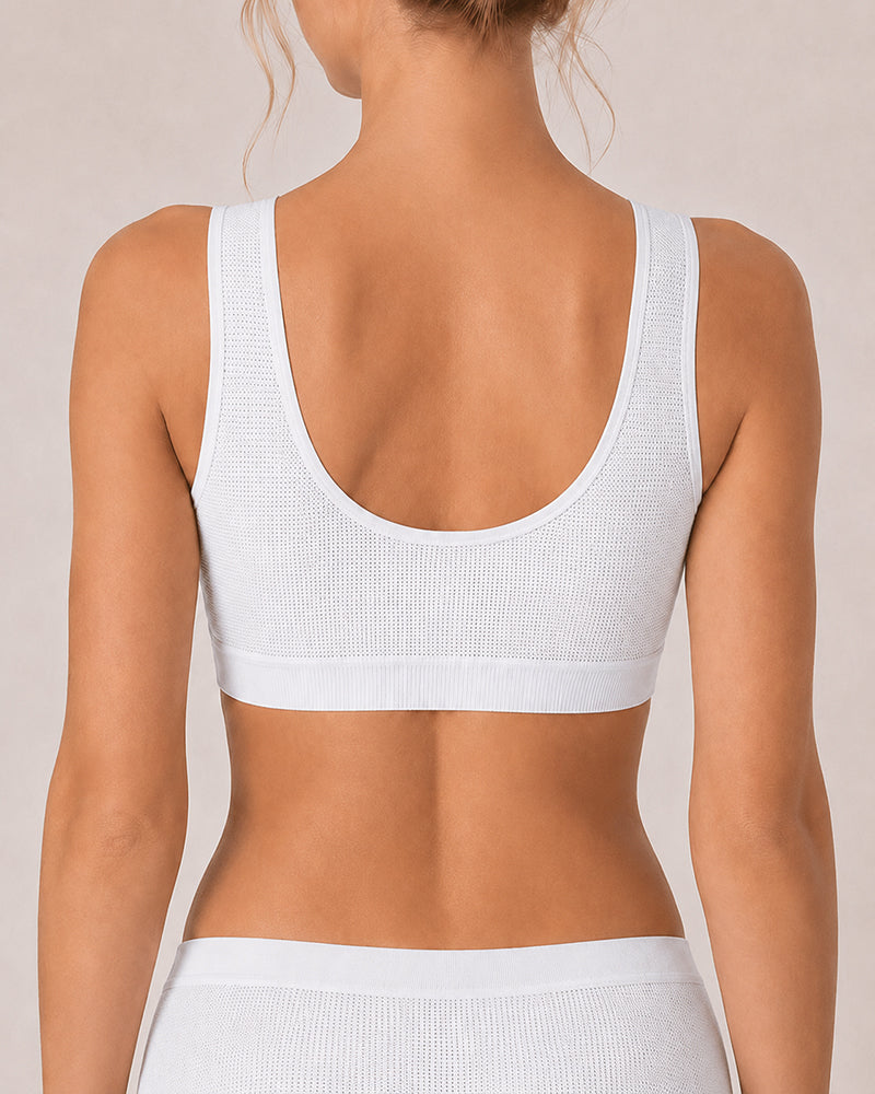 Breathable Front Closure Wireless Bra