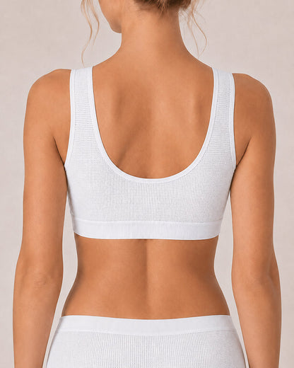 Breathable Front Closure Wireless Bra