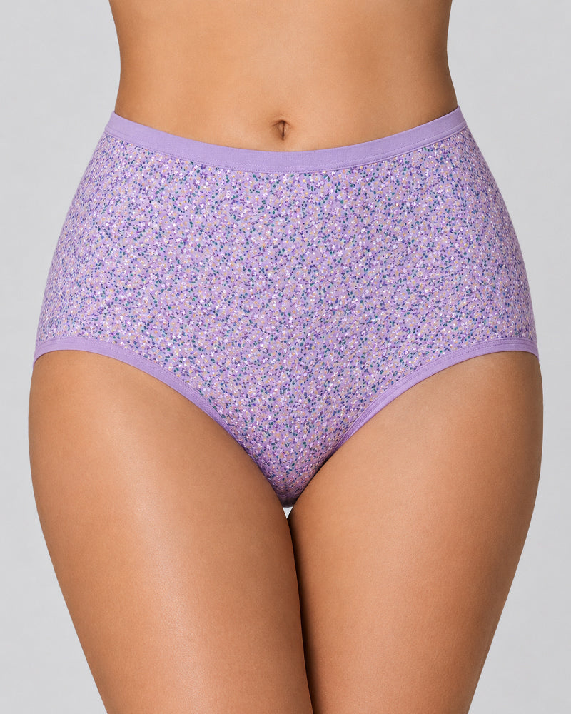 4-Pack Floral Print Cotton Briefs