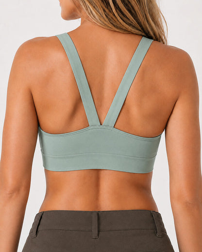 2-Pack Front Closure Deep V Push-up  Bra