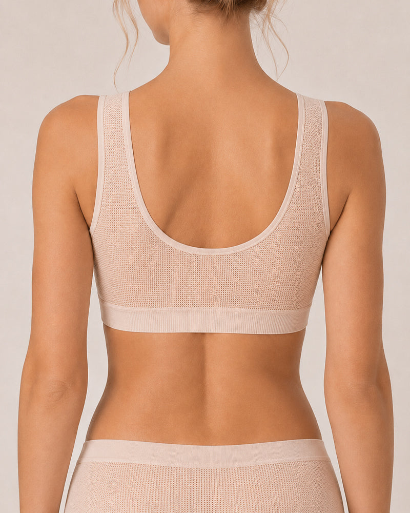 Breathable Front Closure Wireless Bra
