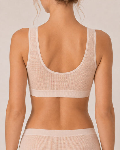 Breathable Front Closure Wireless Bra