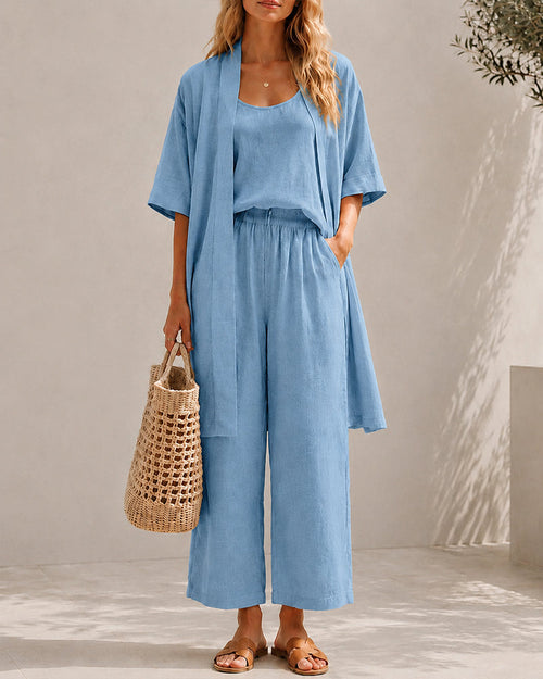 Relaxed Linen 3-Piece Set