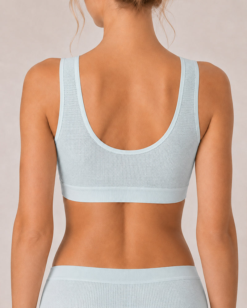 Breathable Front Closure Wireless Bra