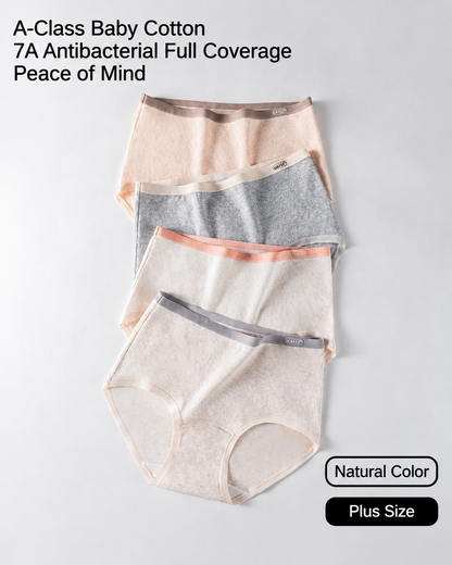 5-Pack Pure Cotton Colorblock Antibacterial Briefs