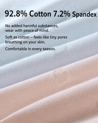 5-Pack Soft Cotton High-Waist Briefs