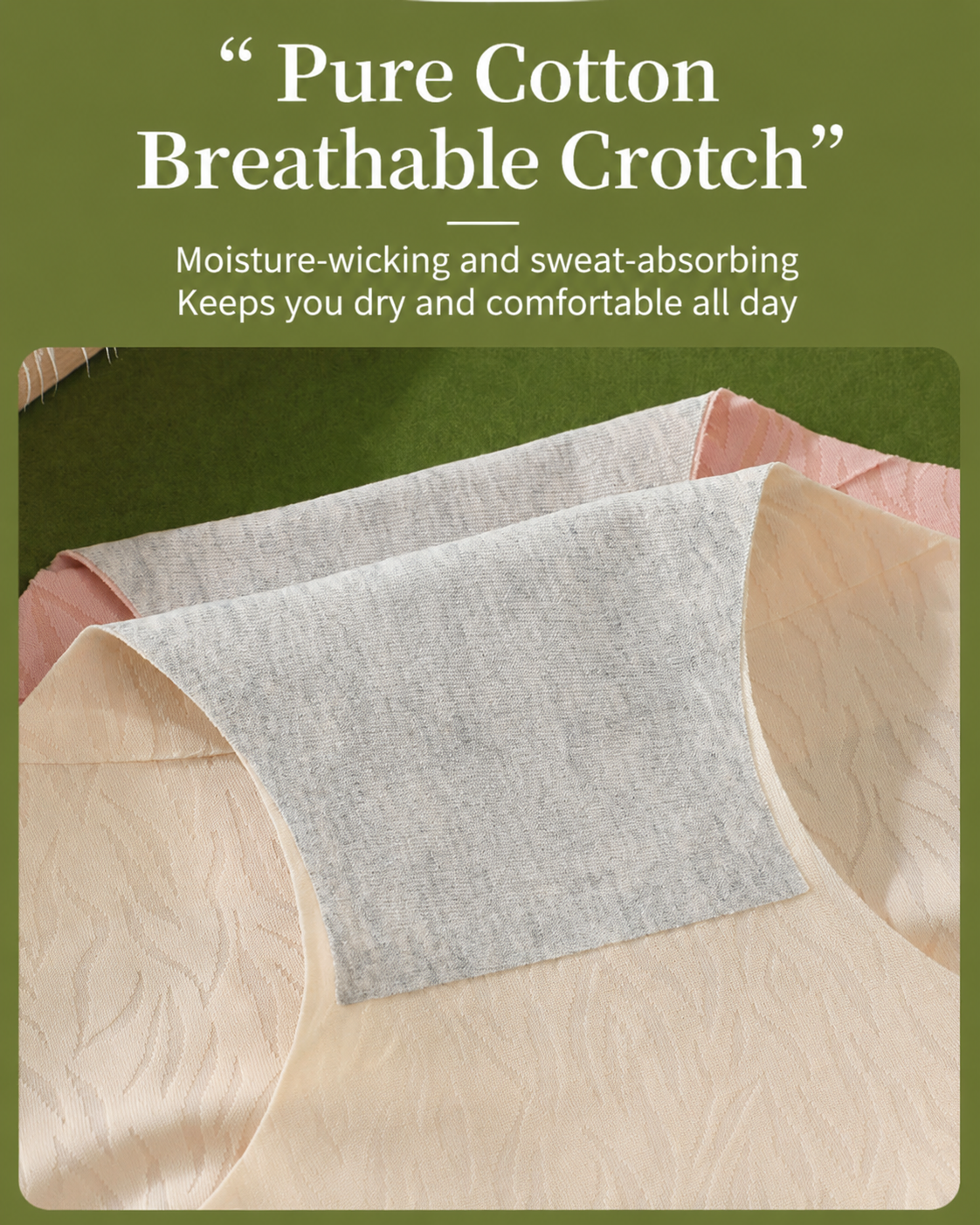 5-Pack High-Waist Stretch Cotton Comfort Panties