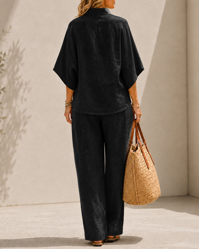 Cotton Linen Two-Piece Set