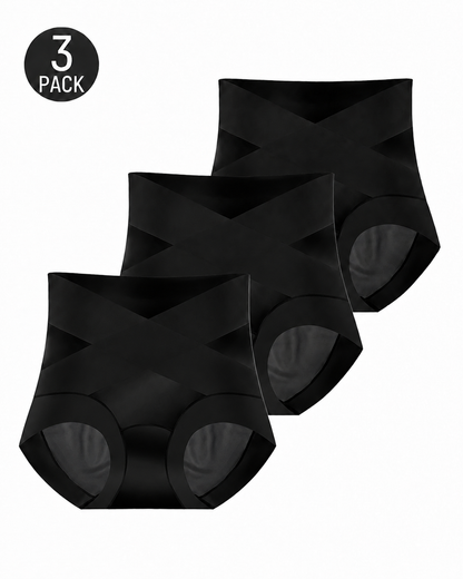 3-Pack High Waist  Sheer Mesh Shaping Panties