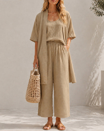 Relaxed Linen 3-Piece Set