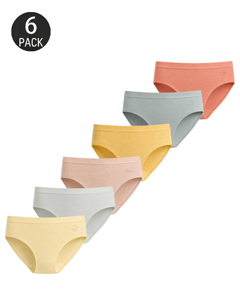 6-Pack Pure Cotton  Macaron Panties