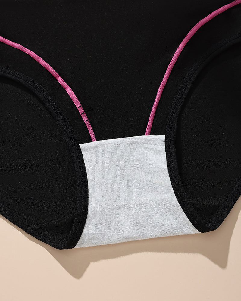 Seamless High-Waist Cotton Briefs