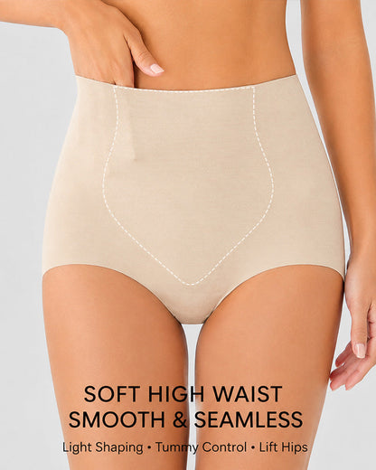 5-Pack  Ice Silk High Waist Tummy Control Panties