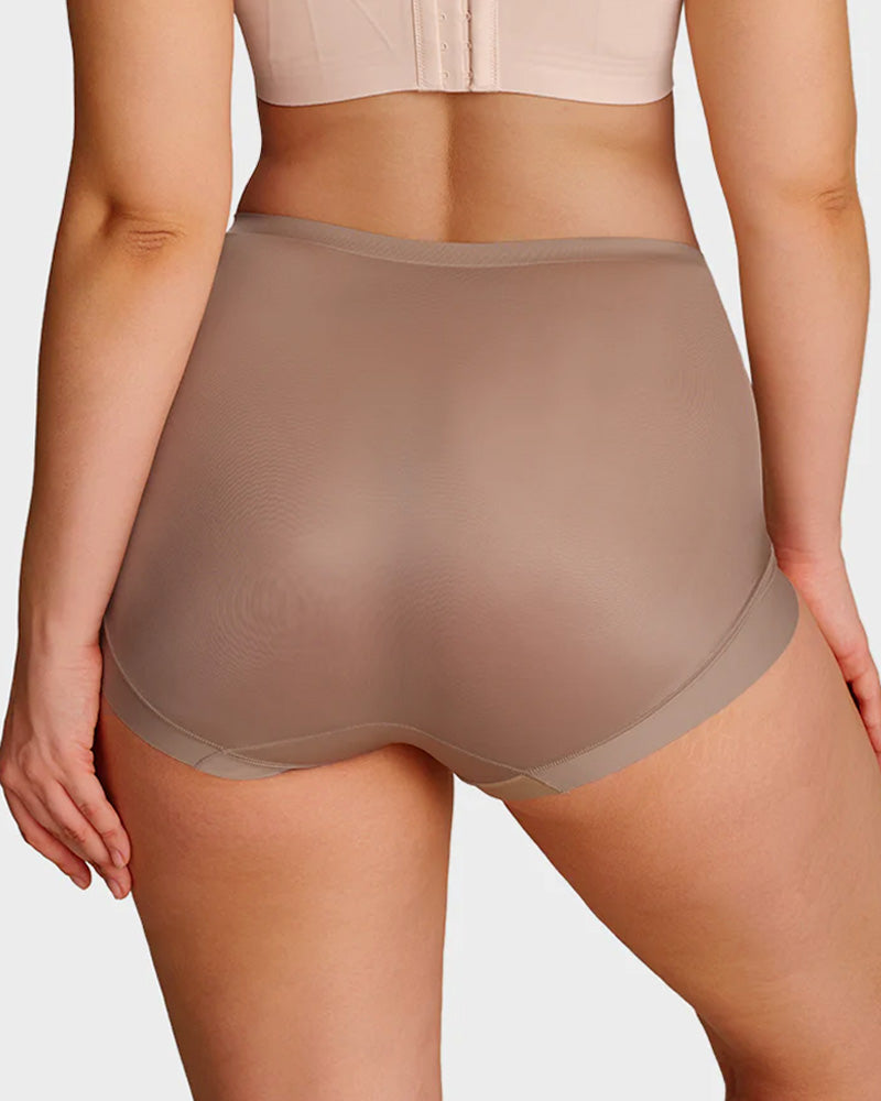 3-Pack High Waist  Sheer Mesh Shaping Panties