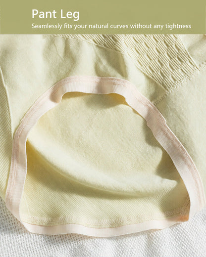 5-Pack Pure Cotton High Waist Seamless Comfort Briefs