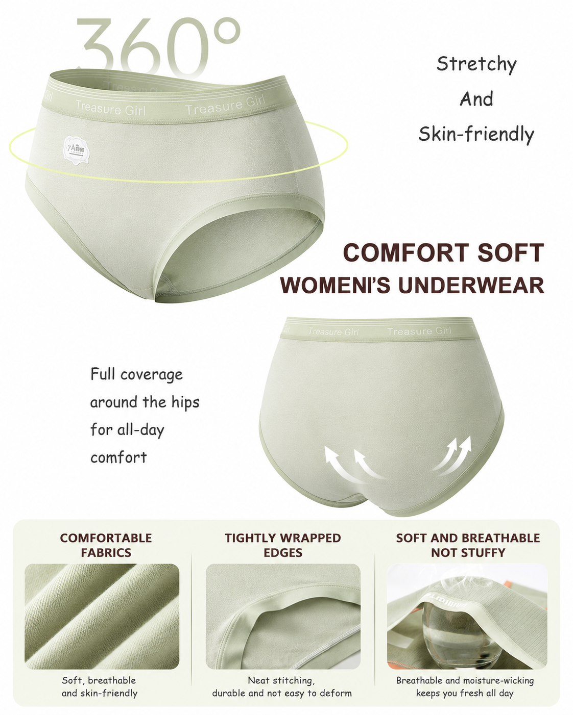 Full Coverage Cotton Briefs