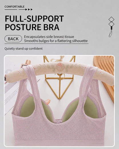 3-Pack Front Closure Wireless Lace Bras