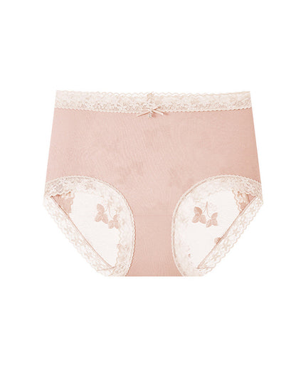 Floral Lace Cotton Briefs