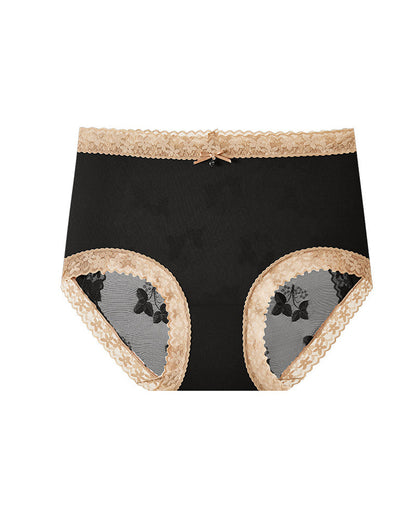 Floral Lace Cotton Briefs
