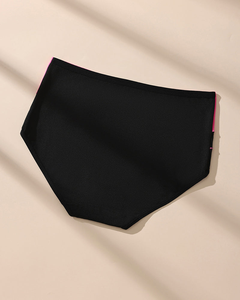 Seamless High-Waist Cotton Briefs