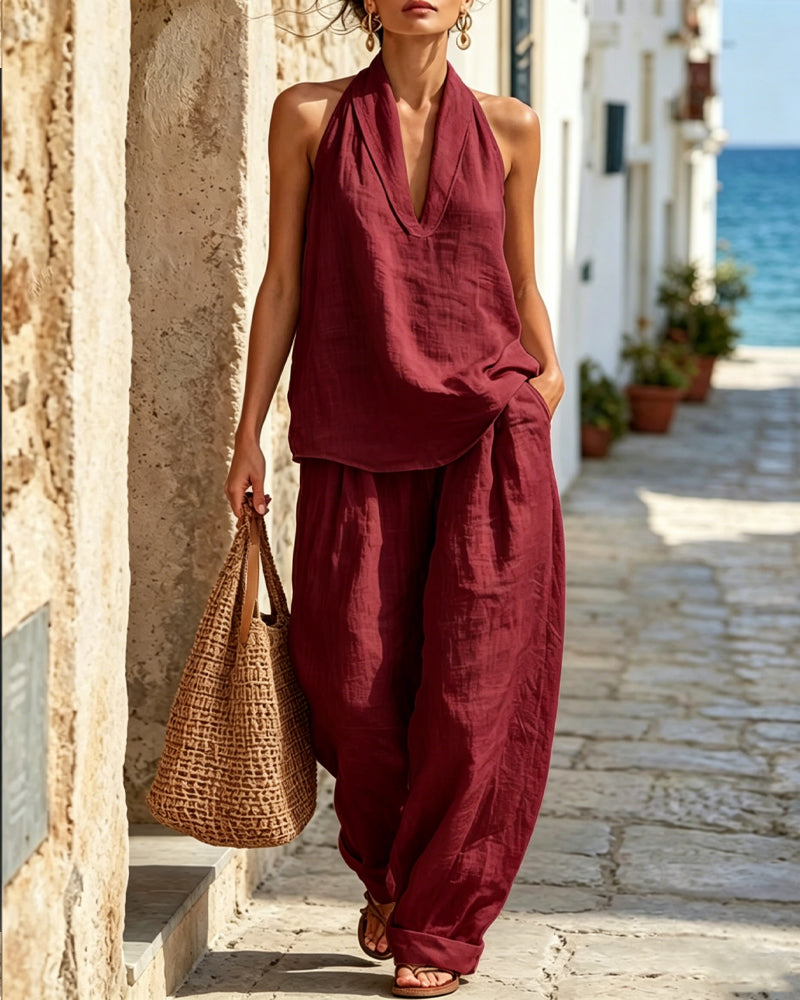 Easygoing Linen Escape Set